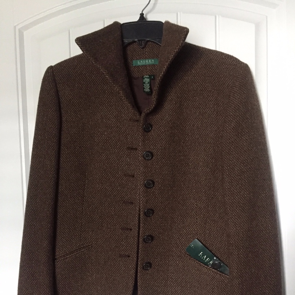 Jacket Ralph Lauren Brown Size 8